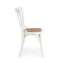 Sedia Cross bianco Bizzotto vista