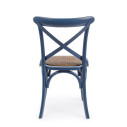 Sedia Cross blu Bizzotto vista