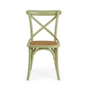 Sedia Cross verde Bizzotto vista
