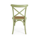 Sedia Cross verde Bizzotto vista