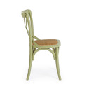 Sedia Cross verde Bizzotto vista