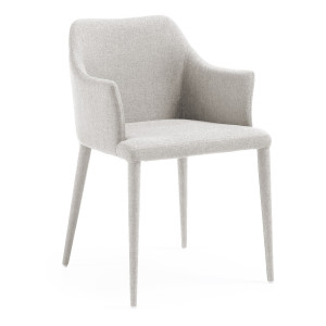 Sedia con braccioli Danai grigio
