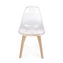 Sedia Easy trasparente Bizzotto