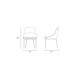 Sedia Ginevra OM/470/GS Stones dimensioni