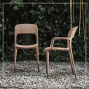 Sedia Gipsy con braccioli Bontempi Casa Caramello
