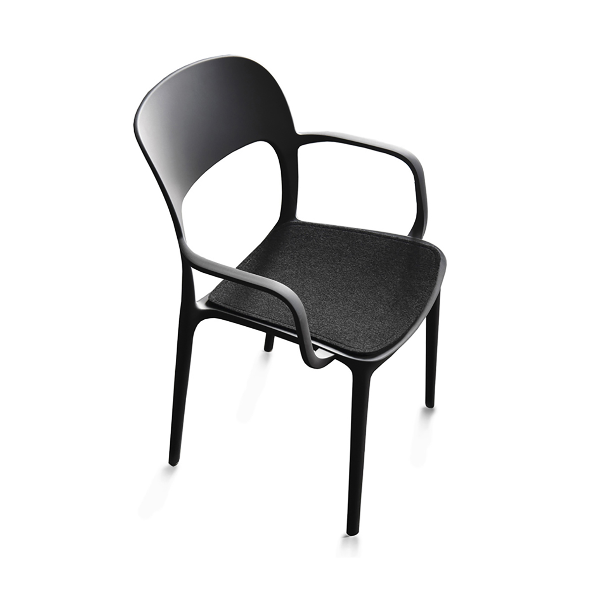 Bontempi Sedia GIPSY con bracciolo BONTEMPI 40.10 in polipropilene adatta per uso esterno 