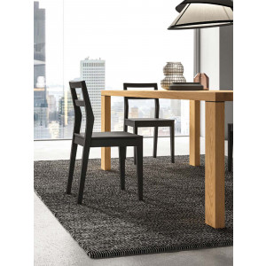 Sedia Helen in legno antracite