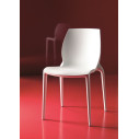 Sedia Hidra Bontempi Casa Bianco Ambientazione indoor