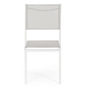 Sedia Hilde bianco cloud Bizzotto vista