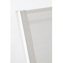Sedia pieghevole Hilde bianco cloud Bizzotto dettaglio