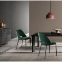 Sedia Holly metallo Target Point ambientazione