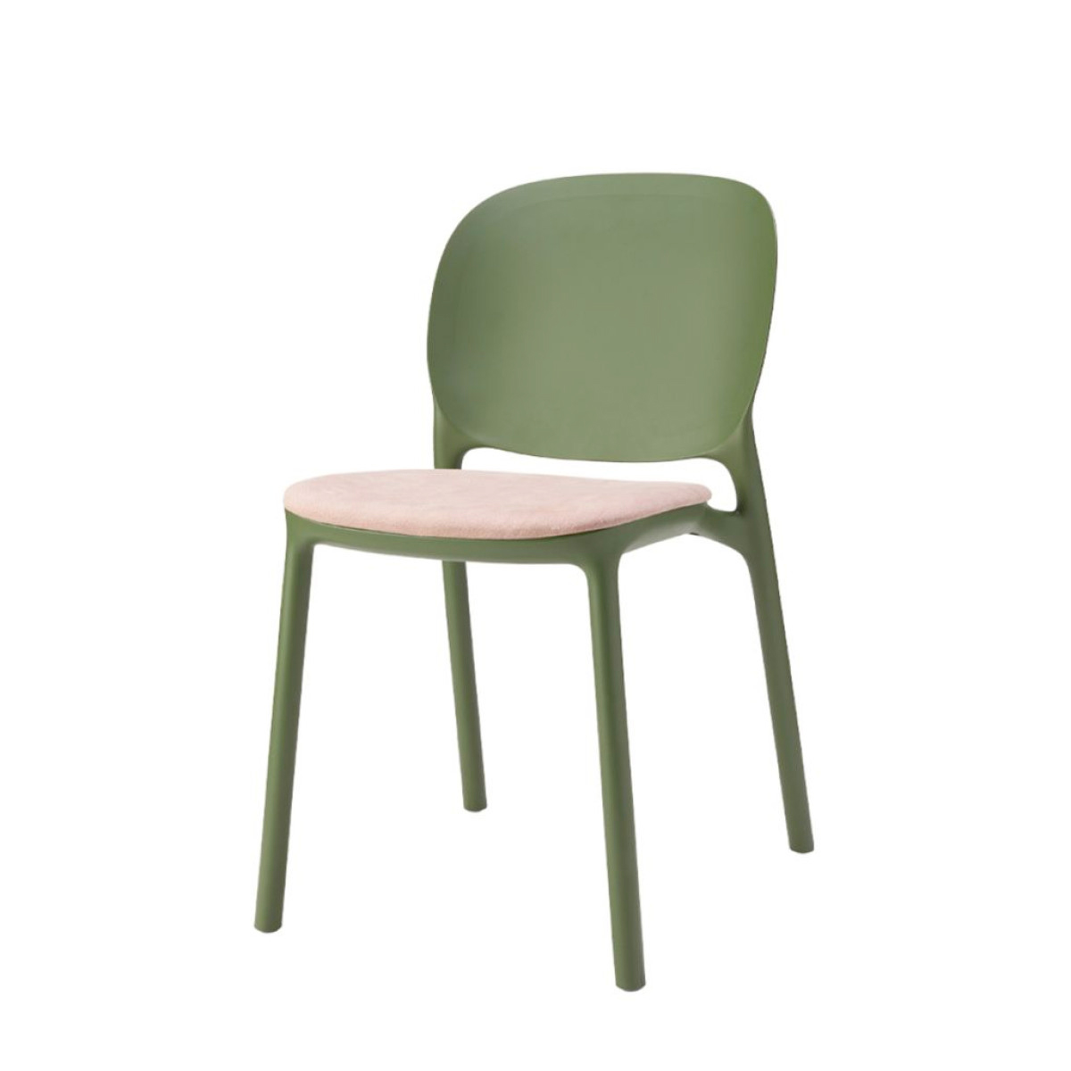Angerer Cuscino Per Sedia Impilabile Da Giardino - Made In Germany - Colore Verde Oliva