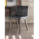 Sedia Kuga 40.37 struttura legno Bontempi Casa ambientazione