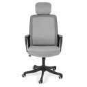 Sedia ufficio con braccioli Laurent grigio Bizzotto vista
