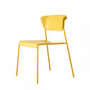 Sedia Lisa Tecnopolimero Scab Design Senape