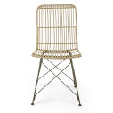 Sedia Lucila Kubu natural Bizzotto