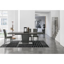 Sedia Lugano Target Point Microfibra Grafite