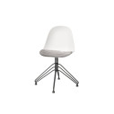 Sedia Mood 34.11 Bontempi Casa Struttura Acciaio Laccato Antracite