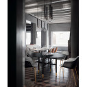 Sedia Mood 34.19R Bontempi Casa con rivestimento