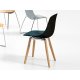 Pure Loop Binuance sedia gambe in legno Infiniti Design ambientazione