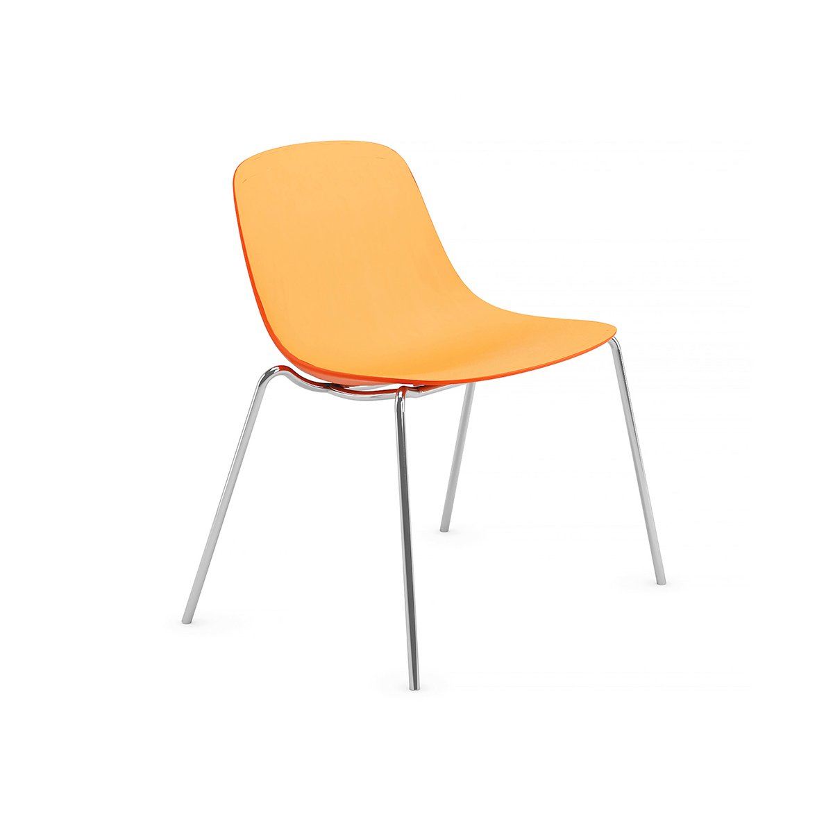 Sedia Pure Loop Binuance maxi 4 gambe Infiniti Design