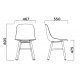 Pure Loop Binuance Retro sedia Infiniti Design dimensioni