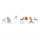 Pure Loop Mono sedia 4 gambe Infiniti Design vista