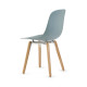 Pure Loop Mono sedia gambe legno Infiniti Design vista