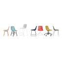 Pure Loop Mono sedia gambe legno Infiniti Design vista