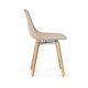 Pure Loop Mono sedia gambe legno Infiniti Design vista