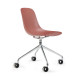 Pure Loop Mono sedia girevole con ruote Infiniti Design vista