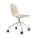 Pure Loop Mono sedia girevole con ruote Infiniti Design vista