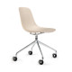 Pure Loop Mono sedia girevole con ruote Infiniti Design vista