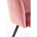 Sedia Queen Velvet blush Bizzotto dettaglio
