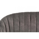 Sedia Queen Velvet grigio cadetto Bizzotto dettaglio