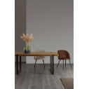 Sedia Queen Velvet Tortora ambientazione