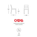 Sedia Sai Scab Design Scheda tecnica