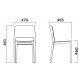 Sedia Settesusette Infiniti Design dimensioni