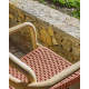 Sedia Sheryl in legno massello di eucalipto e corda terracotta 100% FSC ambientazione