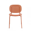 Sedia Si-Si Dots Scab terracotta