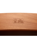 Sedia Si-Si Wood Scab certificato FSC dettaglio