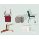Sedia Sibilla Soft CB/1959-A Connubia vista