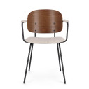 Sedia Sienna beige Bizzotto vista