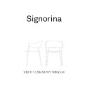 Sedia Signorina CB/2111 Connubia dimensioni