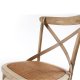 Sedia Alsie in legno massello di olmo con finitura naturale dettaglio