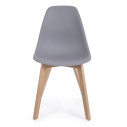 Sedia System grigio Bizzotto vista