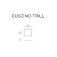 Sedia Trill Bistrot Nardi Outdoor Cuscino dimensioni