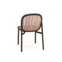 Sedia Twins Alu-Teak Emu retro