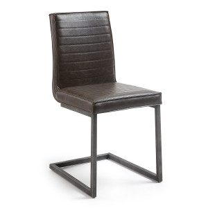 Sedia Type marrone scuro