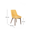 Sedia Vera OM/448/GI Stones dimensioni